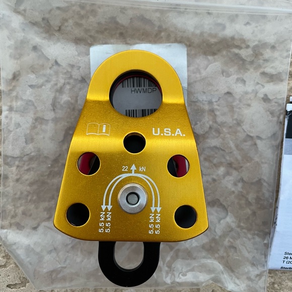 Brand New Sterling Mini Double Pulley (Caving & Climbing Rescue Gear) - Picture 7 of 12